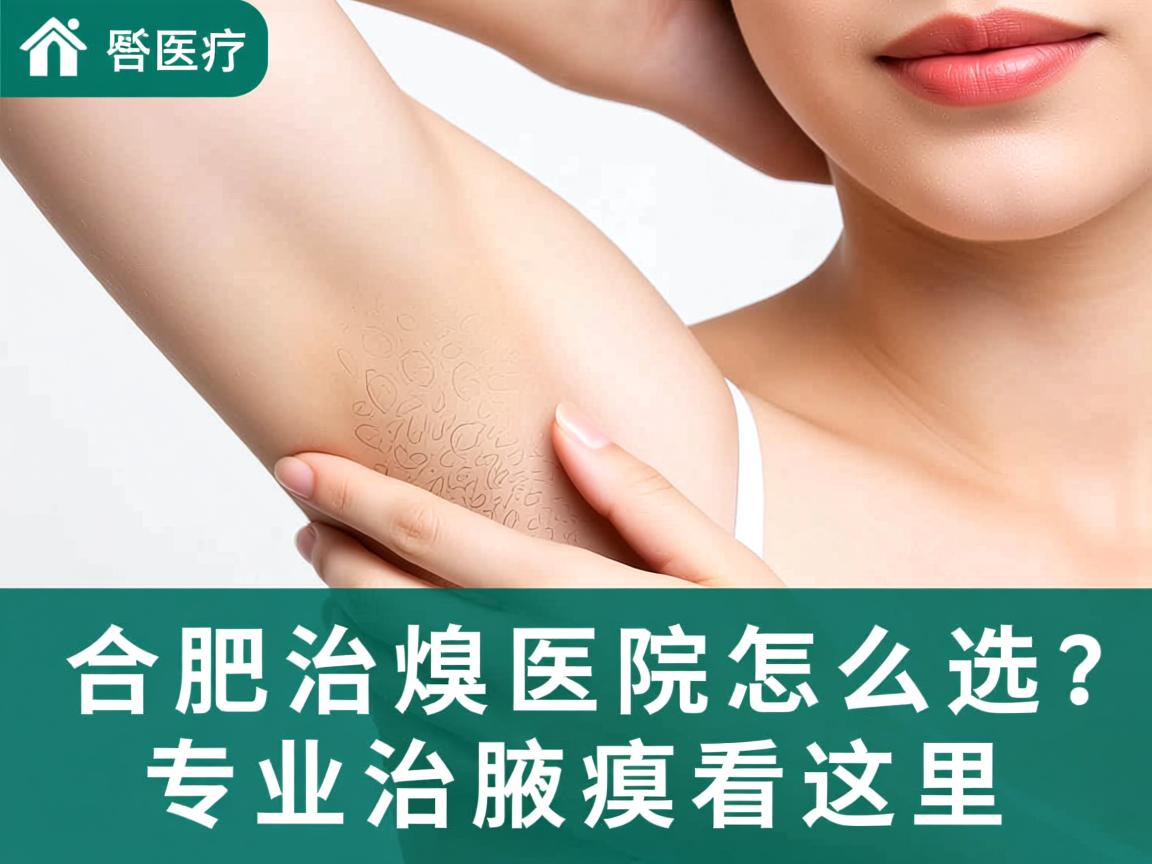 合肥治腋臭医院怎么选？专业治腋臭看这里