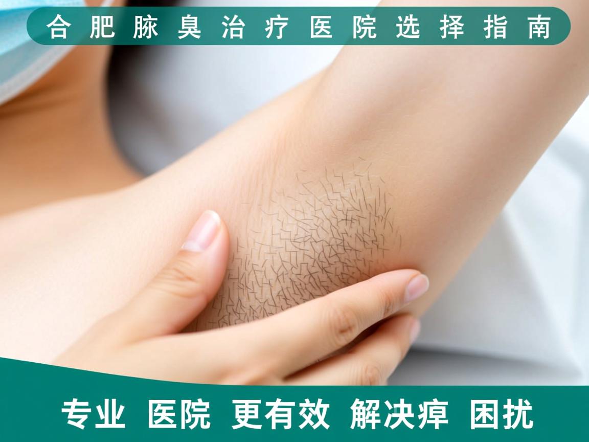 合肥腋臭治疗医院选择指南，专业医院更有效解决腋臭困扰