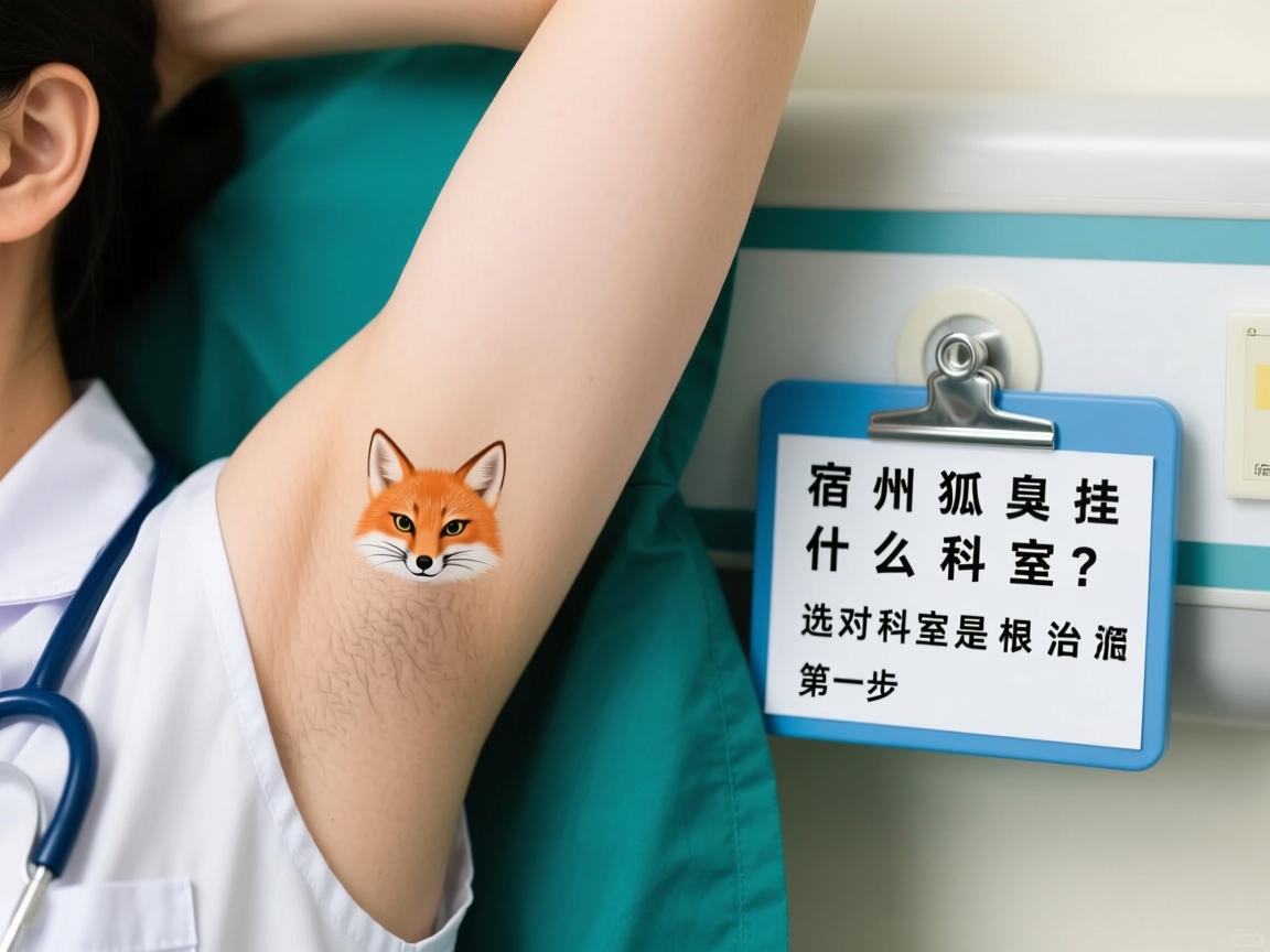 宿州狐臭挂什么科室？选对科室是根治狐臭的第一步