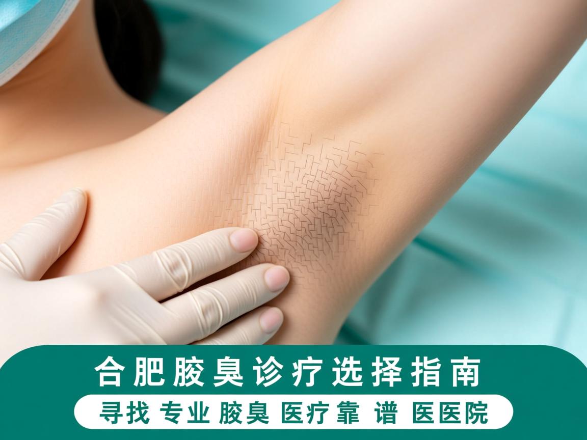 合肥腋臭诊疗选择指南，寻找专业腋臭医疗的靠谱医院