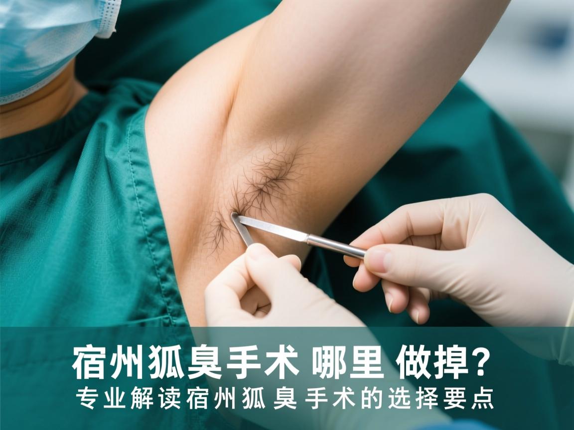 宿州狐臭手术哪里做？专业解读宿州狐臭手术的选择要点