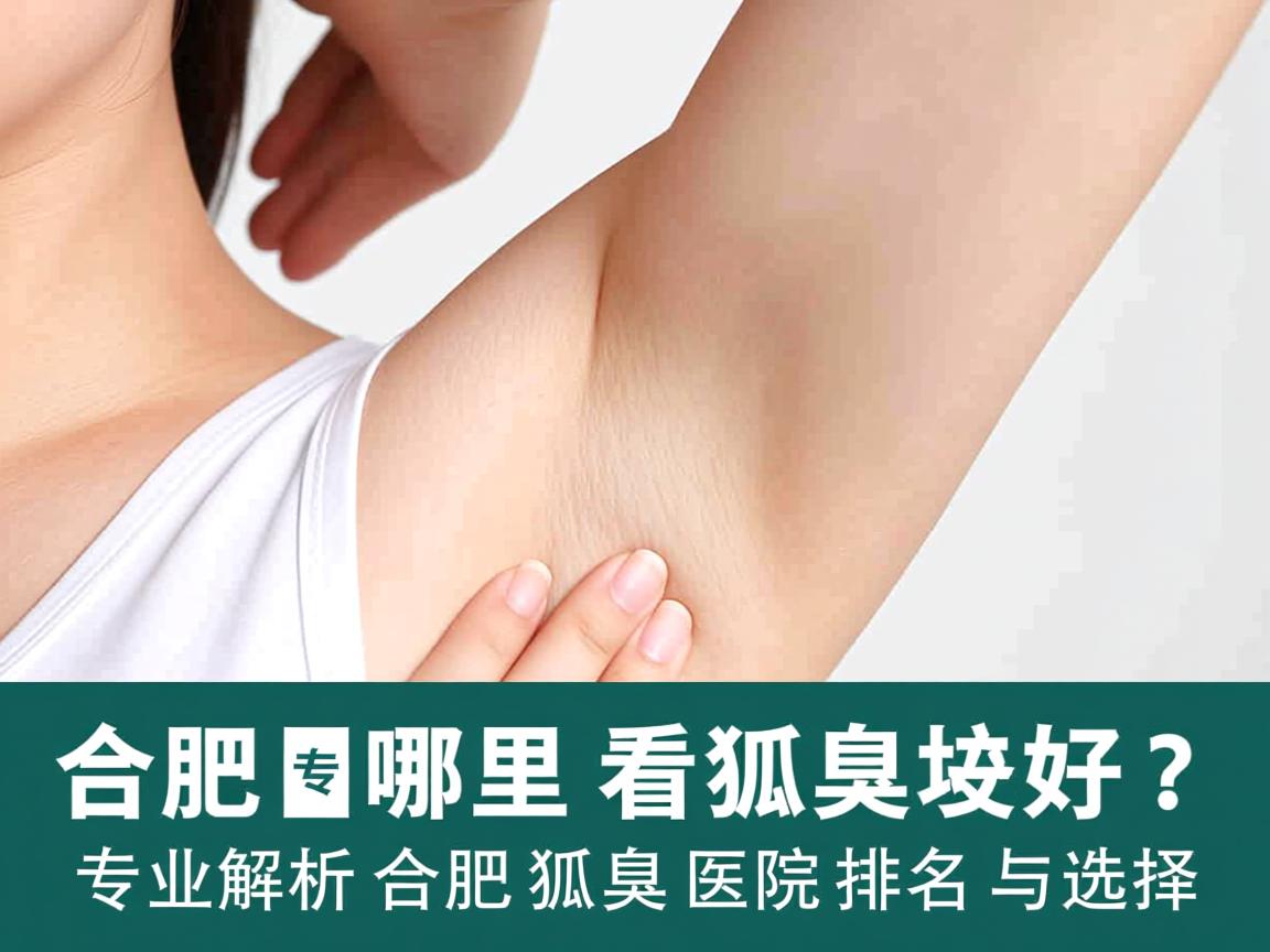 合肥哪里看狐臭好？专业解析合肥狐臭医院排名与选择