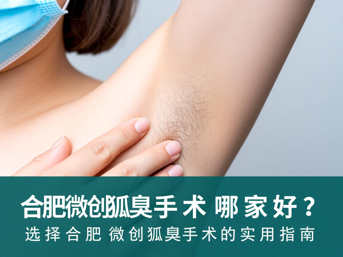合肥微创狐臭手术哪家好？选择合肥微创狐臭手术的实用指南