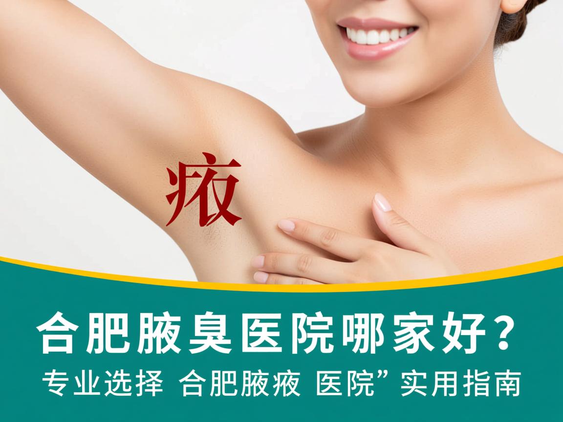 合肥腋臭医院哪家好？专业选择合肥腋臭医院的实用指南