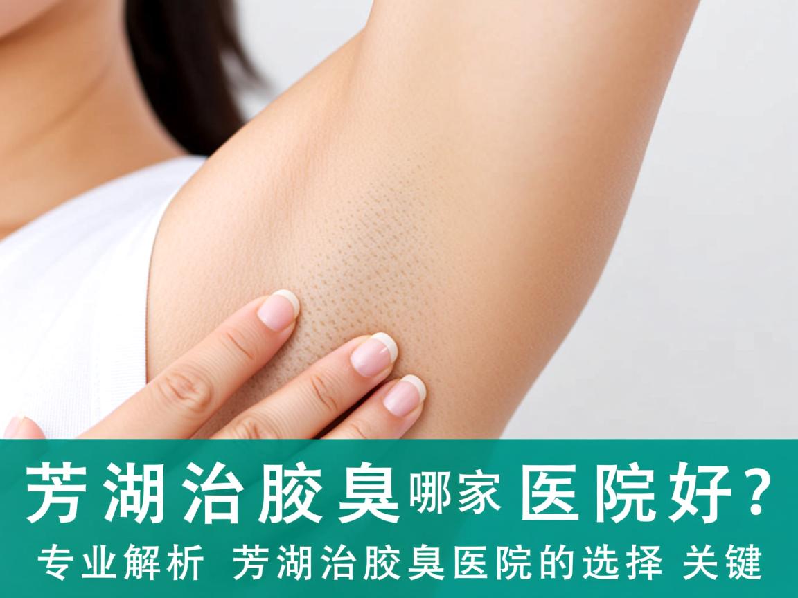 芜湖治腋臭哪家医院好？专业解析芜湖治腋臭医院的选择关键