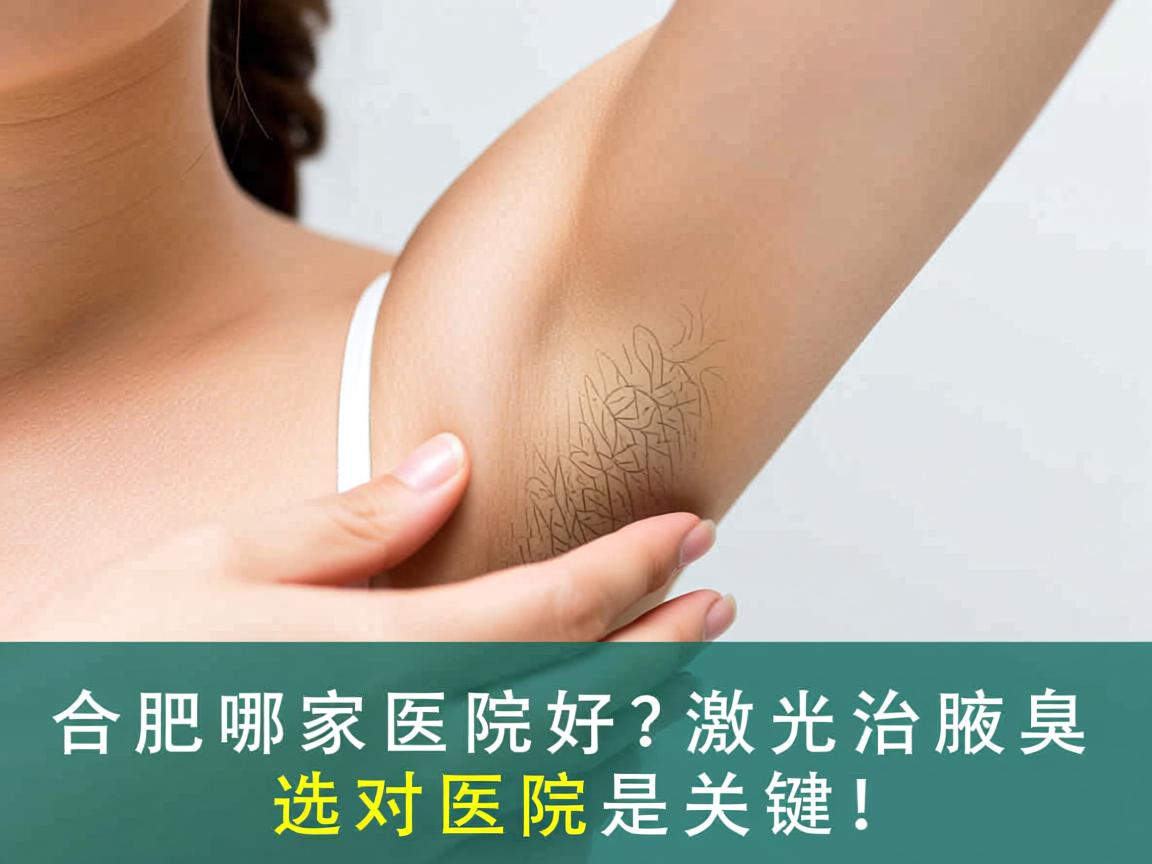 合肥哪家医院好？激光治疗腋臭，选对医院是关键！