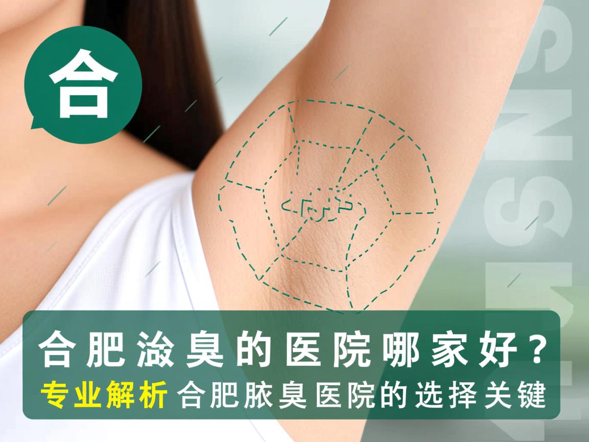 合肥治腋臭的医院哪家好？专业解析合肥腋臭医院的选择关键
