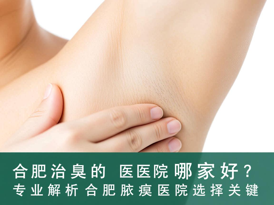 合肥治腋臭的医院哪家好？专业解析合肥腋臭医院的选择关键
