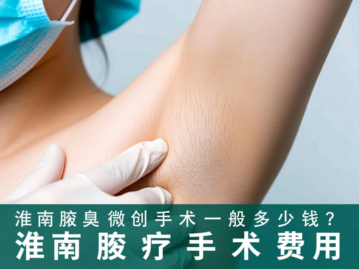 淮南腋臭微创手术一般多少钱？解析淮南腋臭手术费用
