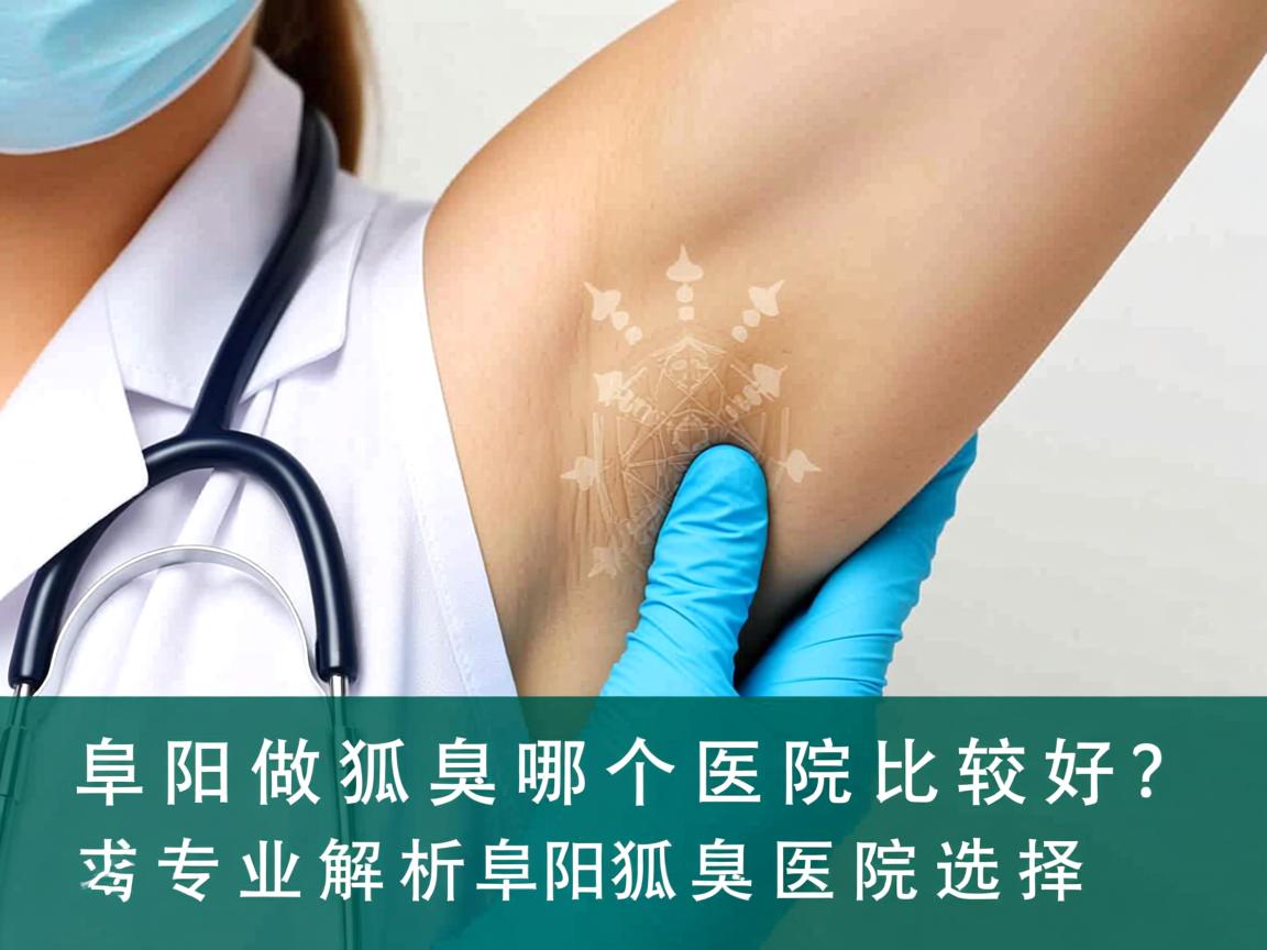 阜阳做狐臭哪个医院比较好？专业解析阜阳狐臭医院选择