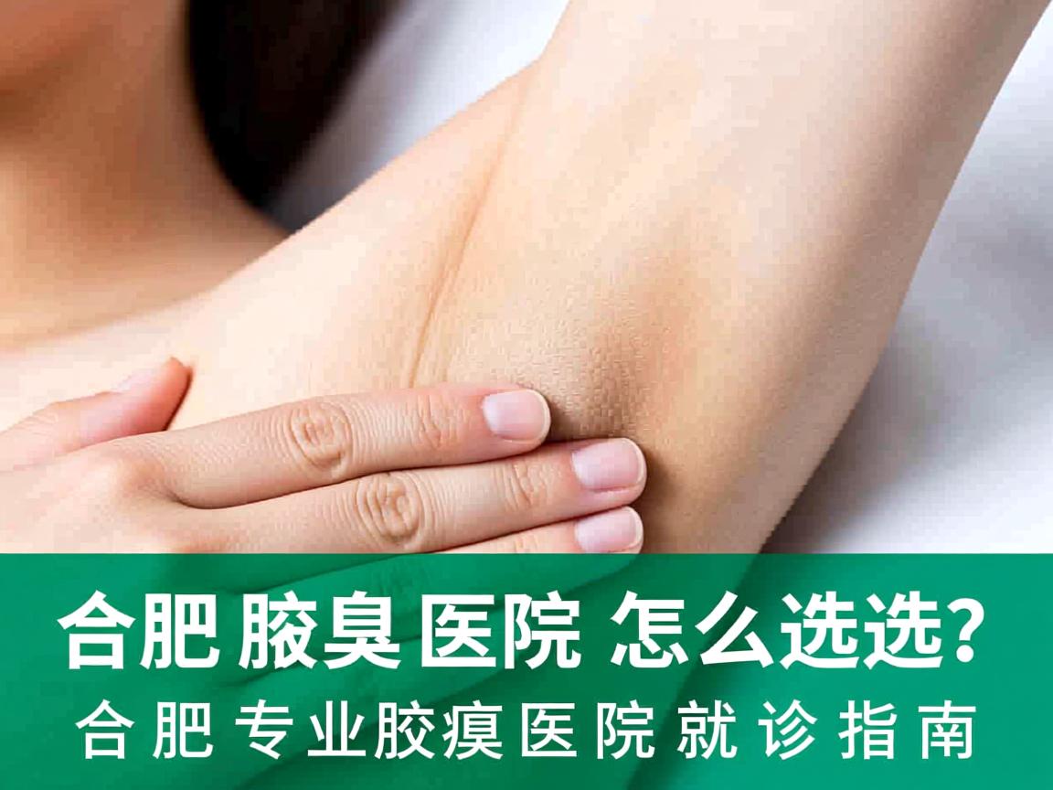 合肥腋臭医院怎么选？合肥专业腋臭医院就诊指南