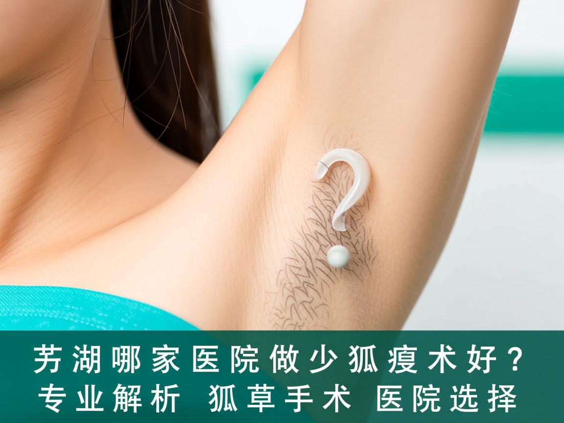 芜湖哪家医院做狐臭术好？专业解析狐臭手术医院选择