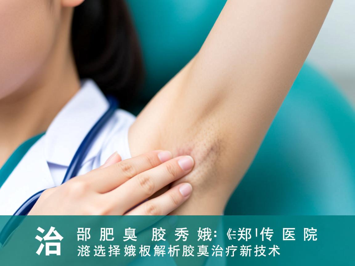 腋臭治疗选择，合肥腋秀医院郑传娥解析腋臭治疗新技术