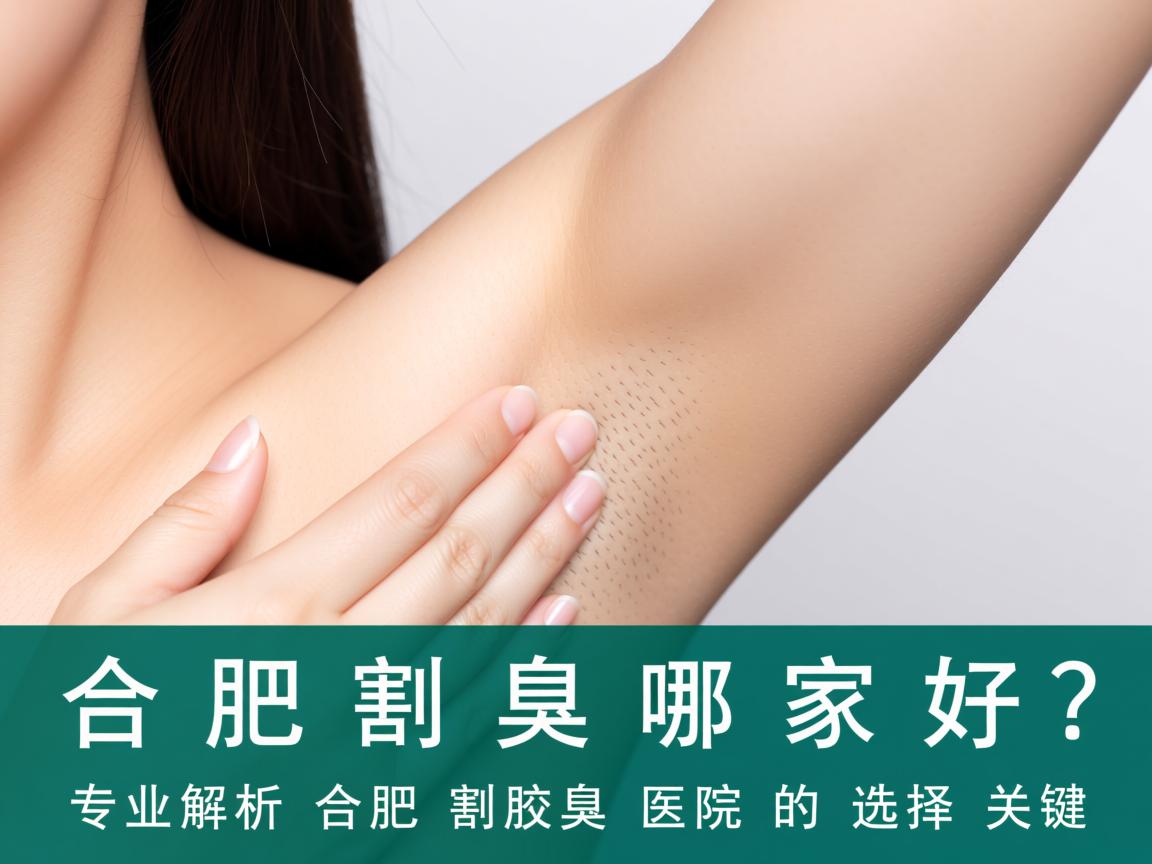 合肥割腋臭哪家好？专业解析合肥割腋臭医院的选择关键