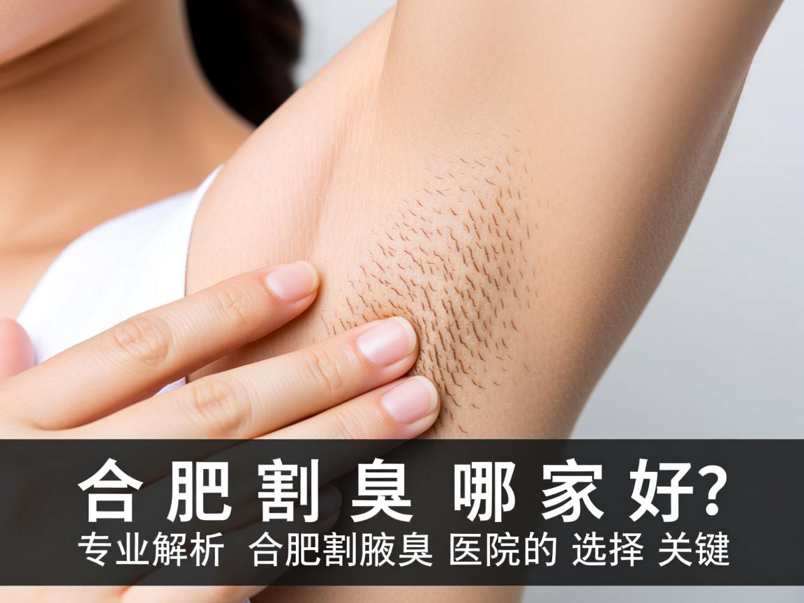 合肥割腋臭哪家好？专业解析合肥割腋臭医院的选择关键