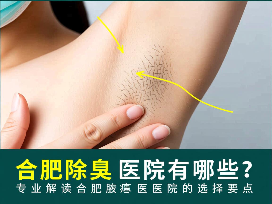合肥除腋臭医院有哪些？专业解读合肥除腋臭医院的选择要点