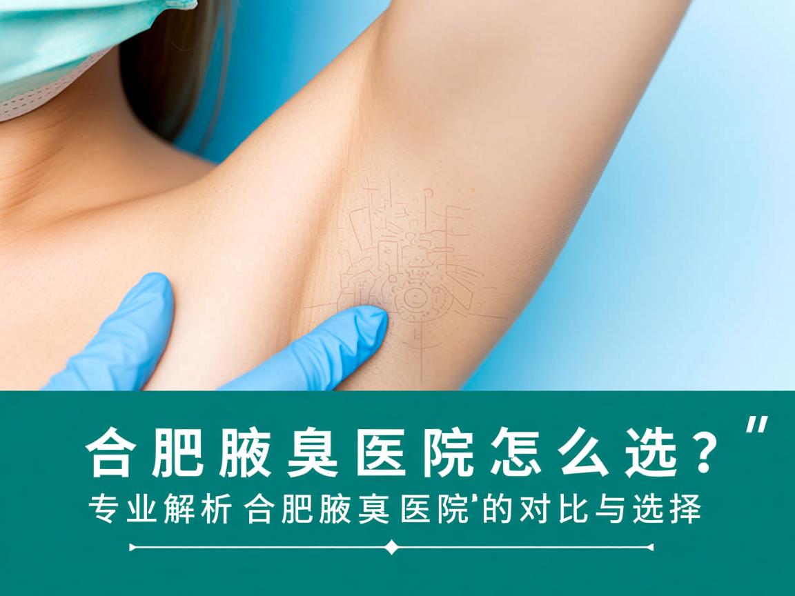 合肥腋臭医院怎么选？专业解析合肥腋臭医院的对比与选择