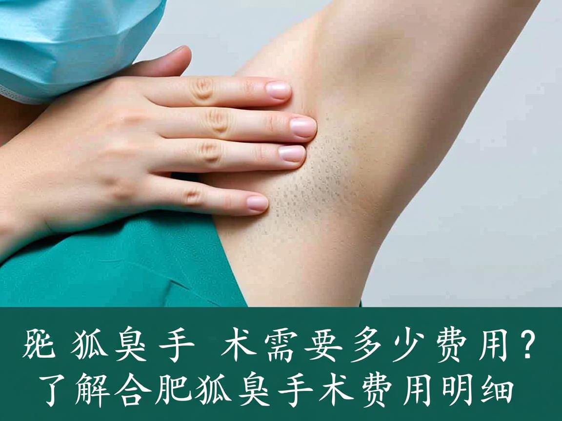 合肥狐臭手术需要多少费用？了解合肥狐臭手术费用明细