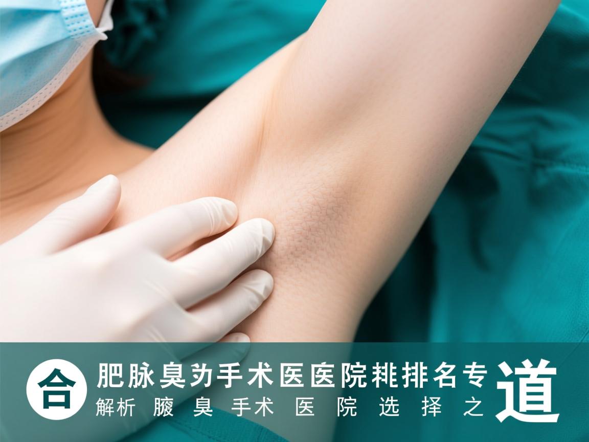 合肥腋臭手术医院排名，专业解析腋臭手术医院的选择之道