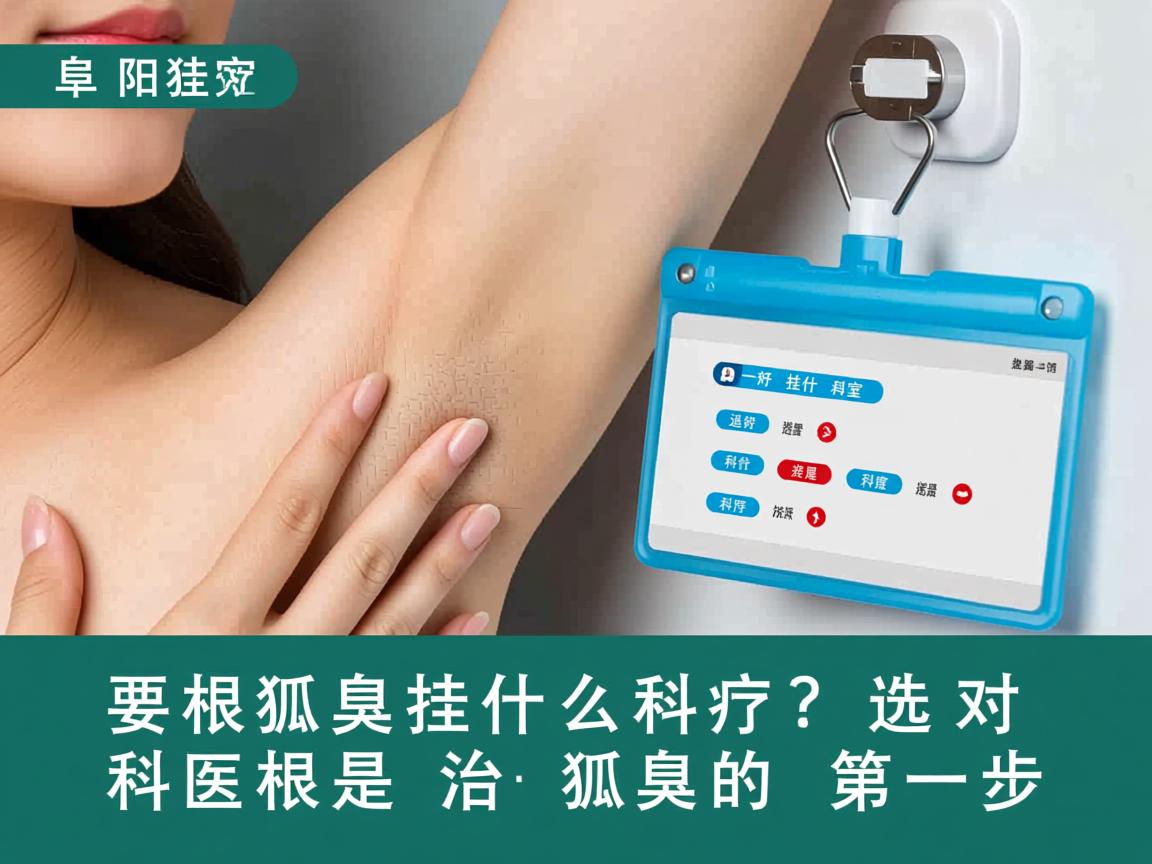 阜阳狐臭挂什么科室？选对科室是根治狐臭的第一步