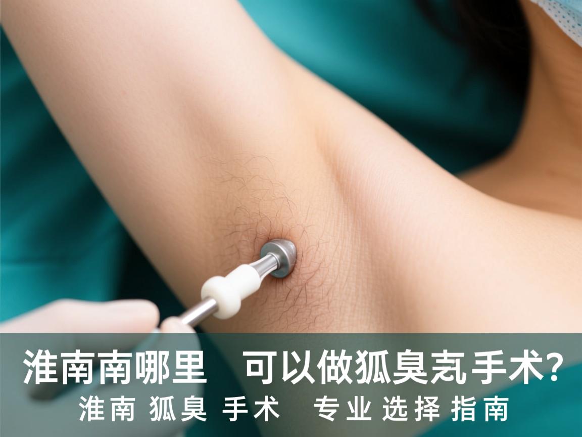 淮南哪里可以做狐臭手术？淮南狐臭手术专业选择指南