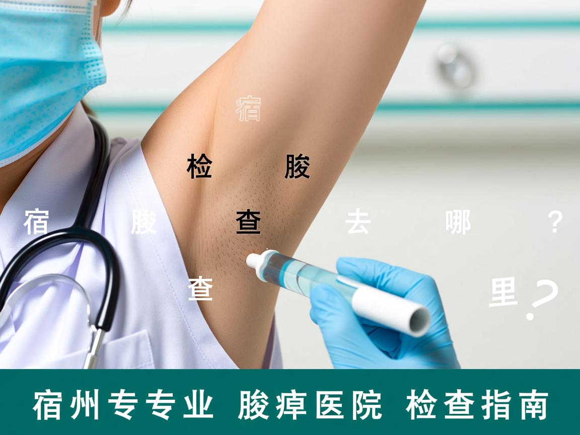 宿州腋臭检查去哪里？宿州专业腋臭医院检查指南