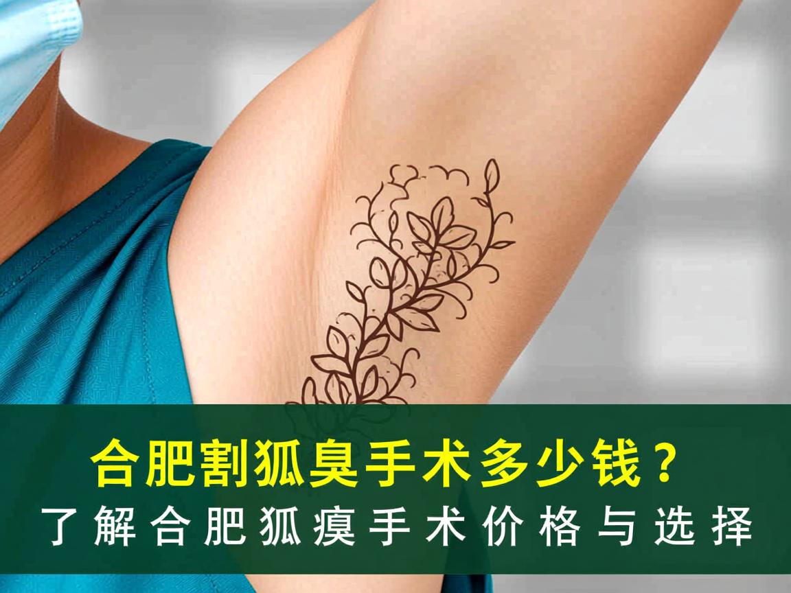 合肥割狐臭手术多少钱？了解合肥狐臭手术价格与选择