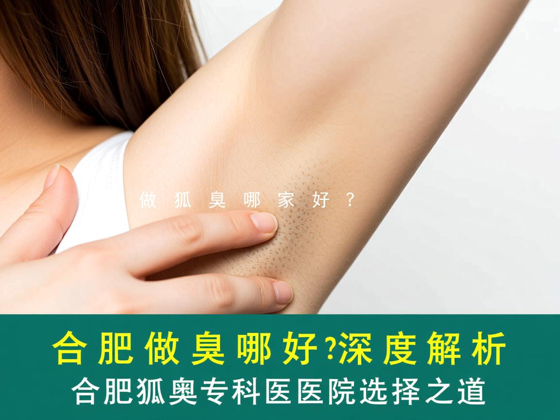 合肥做狐臭哪家好？深度解析合肥狐臭专科医院选择之道