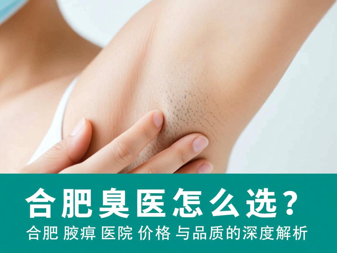 合肥腋臭医院怎么选？合肥腋臭医院价格与品质的深度解析