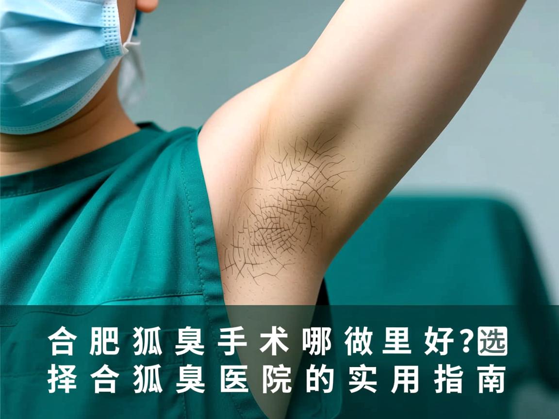 合肥狐臭手术哪里做得好？选择合肥狐臭医院的实用指南