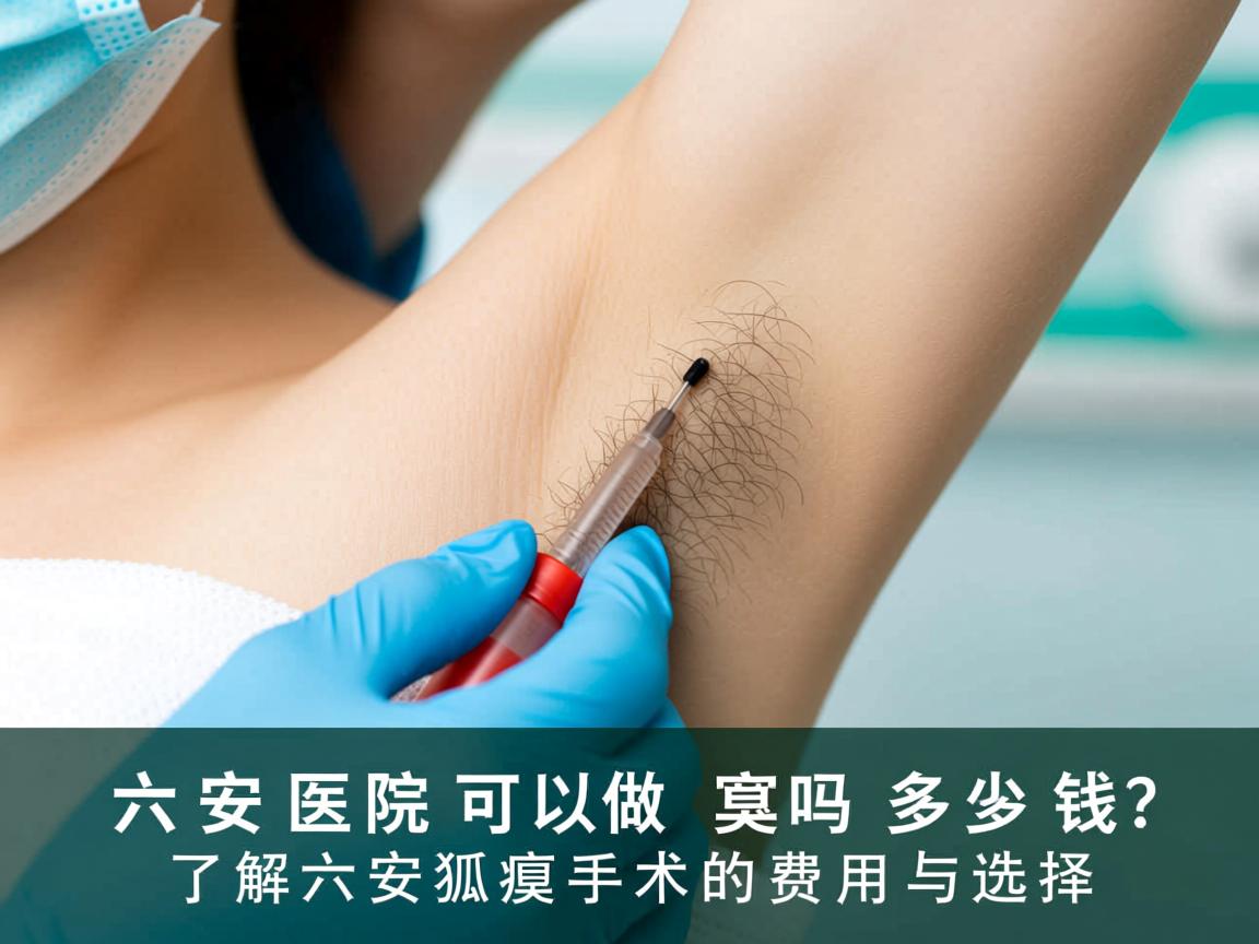 六安医院可以做狐臭吗多少钱?了解六安狐臭手术的费用与选择 六安医院可以做狐臭吗多少钱?了解六安狐臭手术的费用与选择