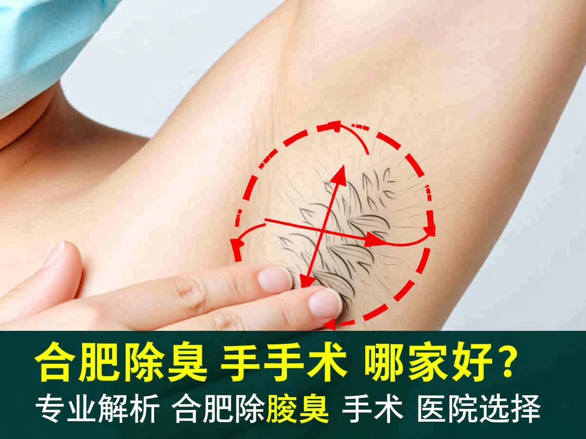 合肥除腋臭手术哪家好？专业解析合肥除腋臭手术医院选择