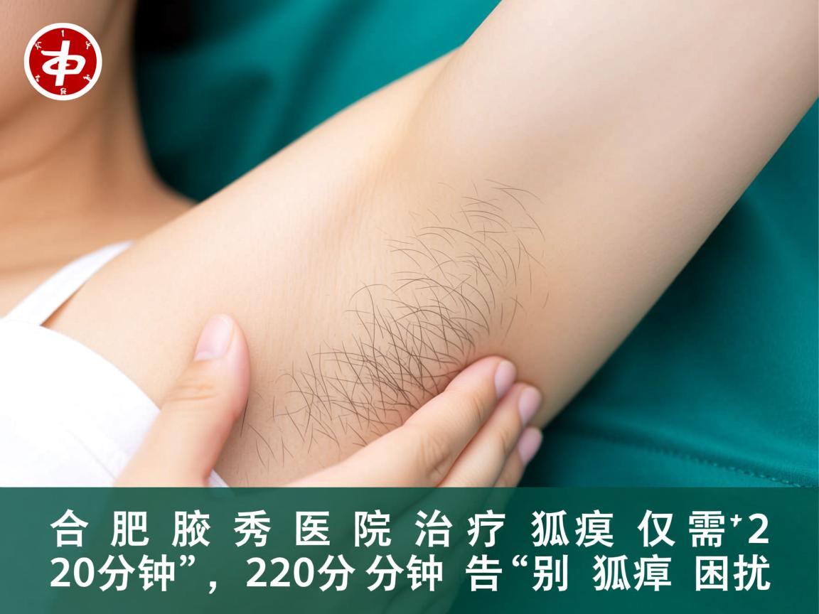 合肥腋秀医院治疗狐臭仅需20分钟，20分钟告别狐臭困扰