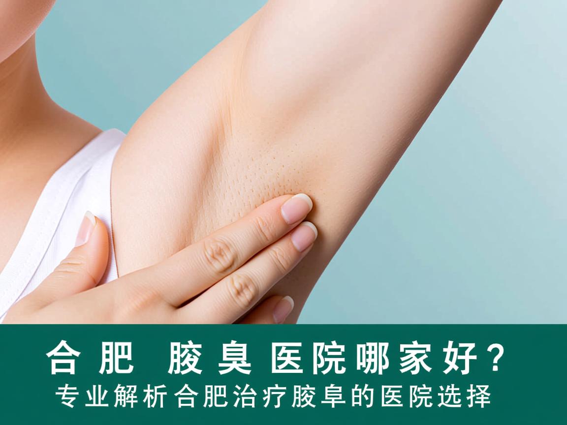 合肥腋臭医院哪家好？专业解析合肥治疗腋臭的医院选择