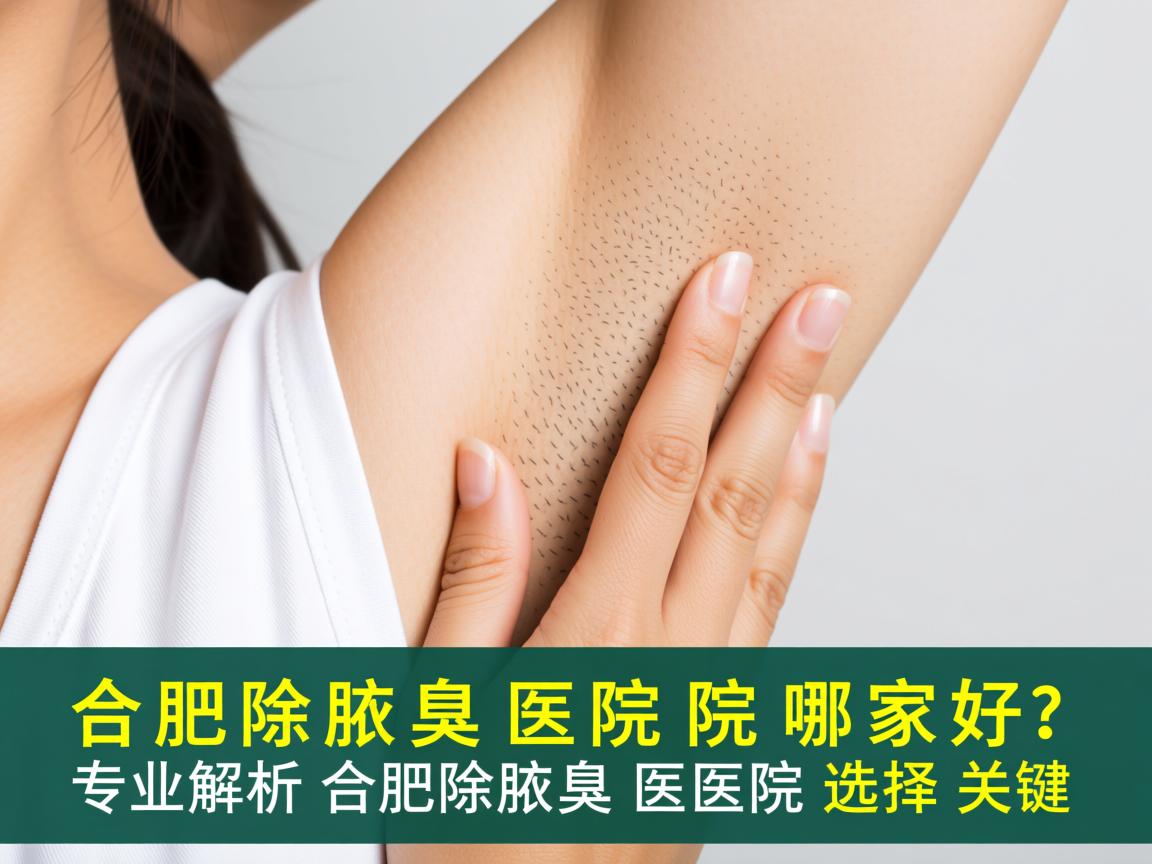 合肥除腋臭医院哪家好？专业解析合肥除腋臭医院的选择关键