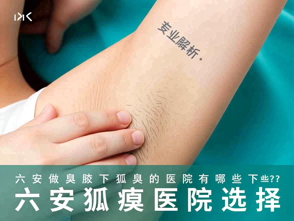 六安做狐臭腋下狐臭的医院有哪些？专业解析六安狐臭医院选择