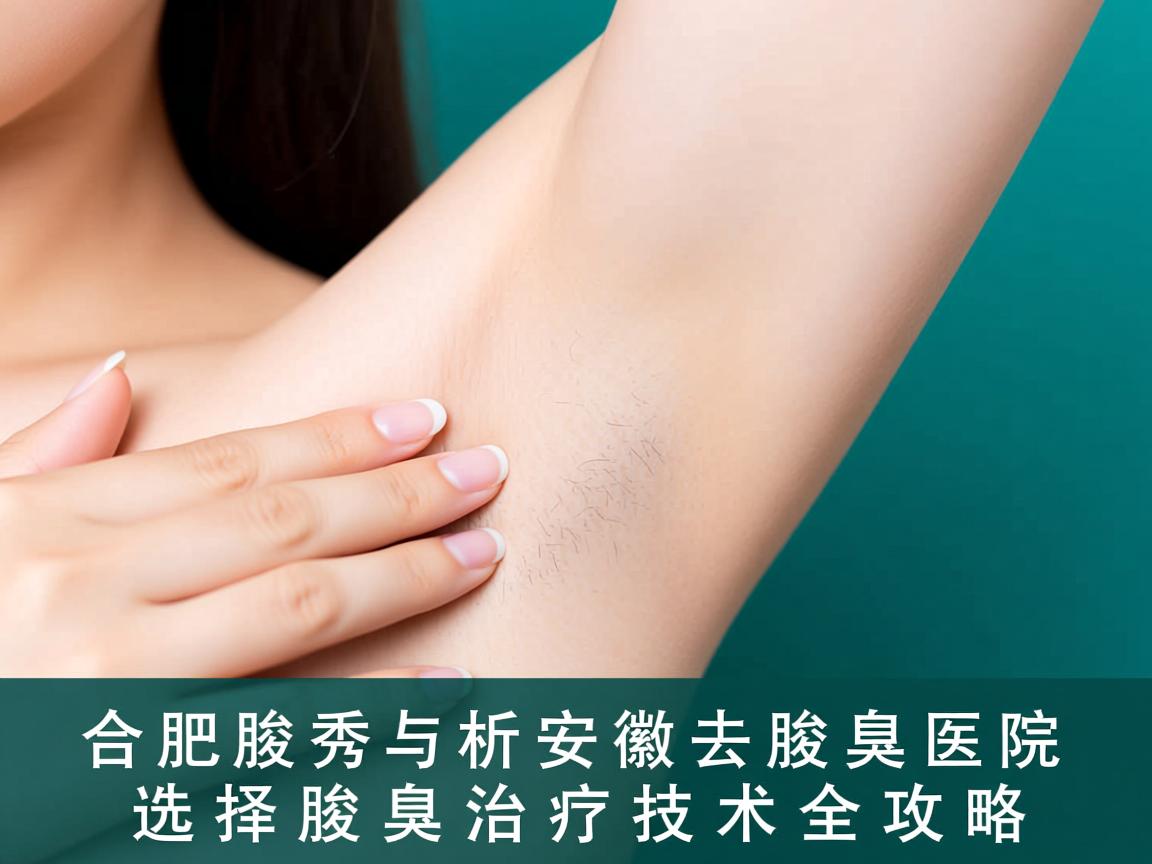合肥腋秀解析，安徽去腋臭医院选择与腋臭治疗技术全攻略