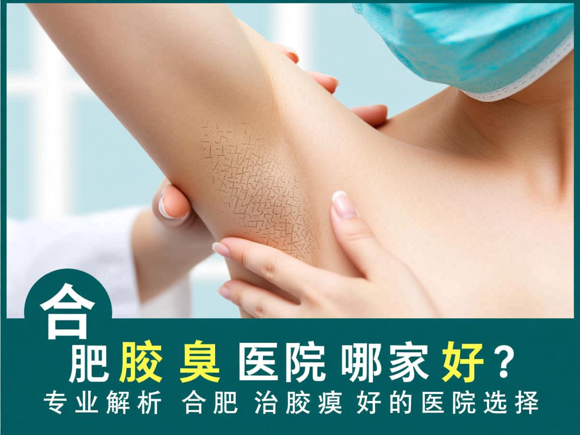 合肥腋臭医院哪家好？专业解析合肥治腋臭好的医院选择