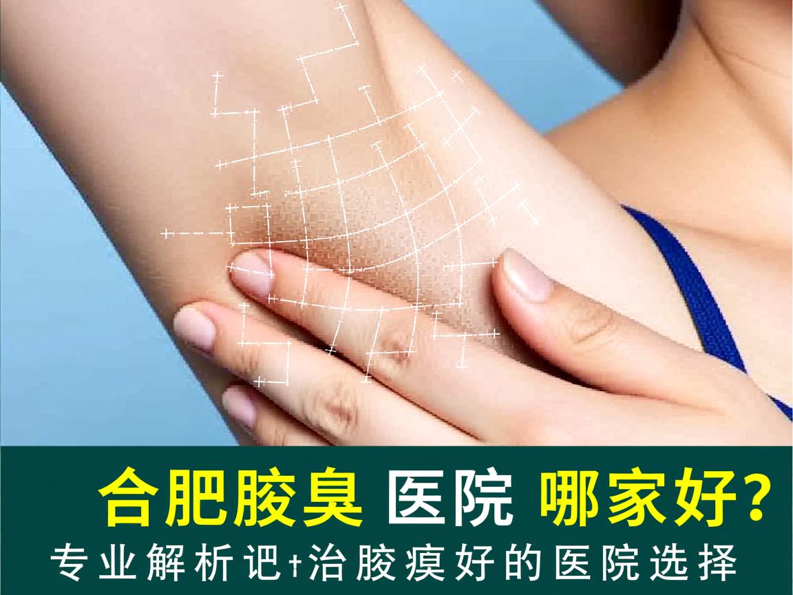 合肥腋臭医院哪家好？专业解析合肥治腋臭好的医院选择