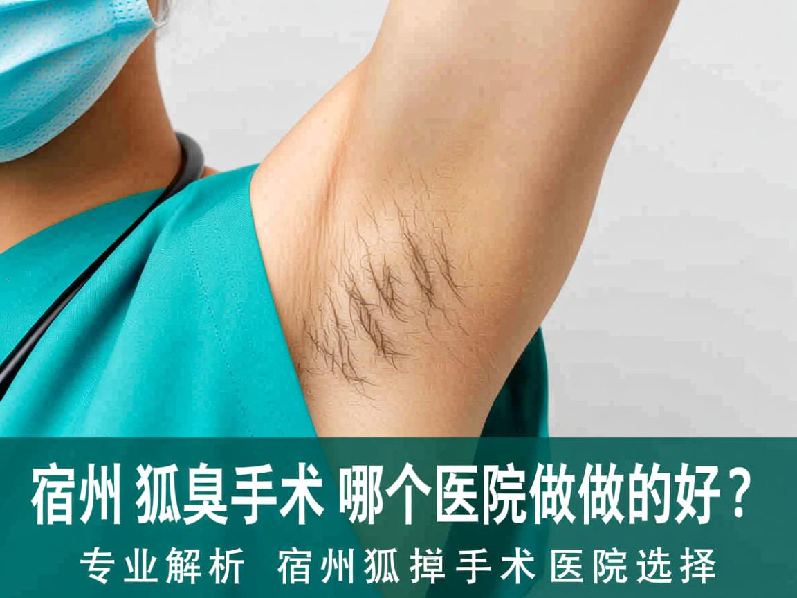 宿州狐臭手术哪个医院做的好？专业解析宿州狐臭手术医院选择