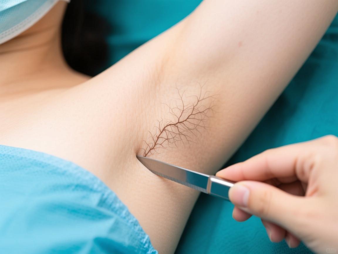 小切口治疗腋臭，小切口根治腋臭的医疗新选择