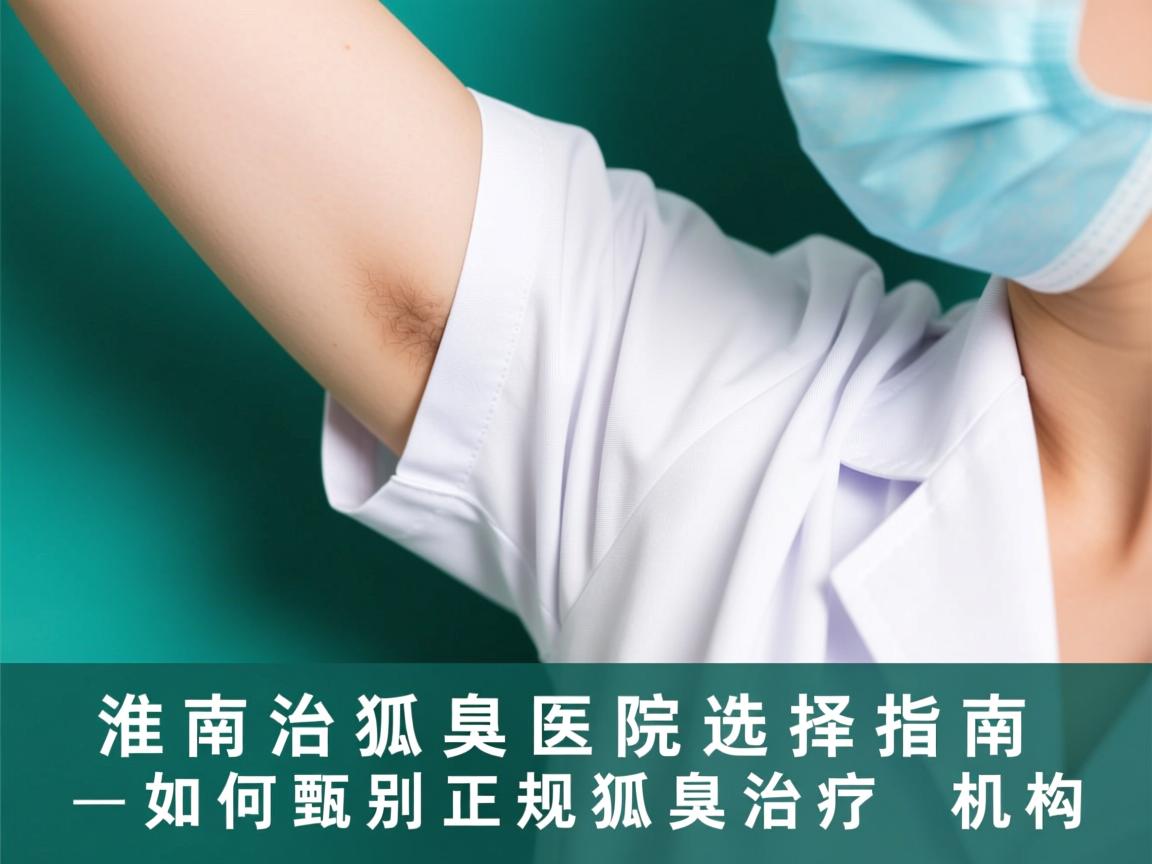 淮南治狐臭医院选择指南,如何甄别正规狐臭治疗机构 淮南治狐臭医院选择指南,如何甄别正规狐臭治疗机构