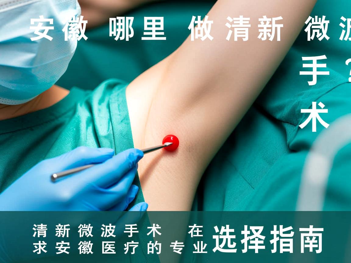 安徽哪里做清新微波手术?清新微波手术在安徽的专业选择指南 安徽哪里做清新微波手术?清新微波手术在安徽的专业选择指南