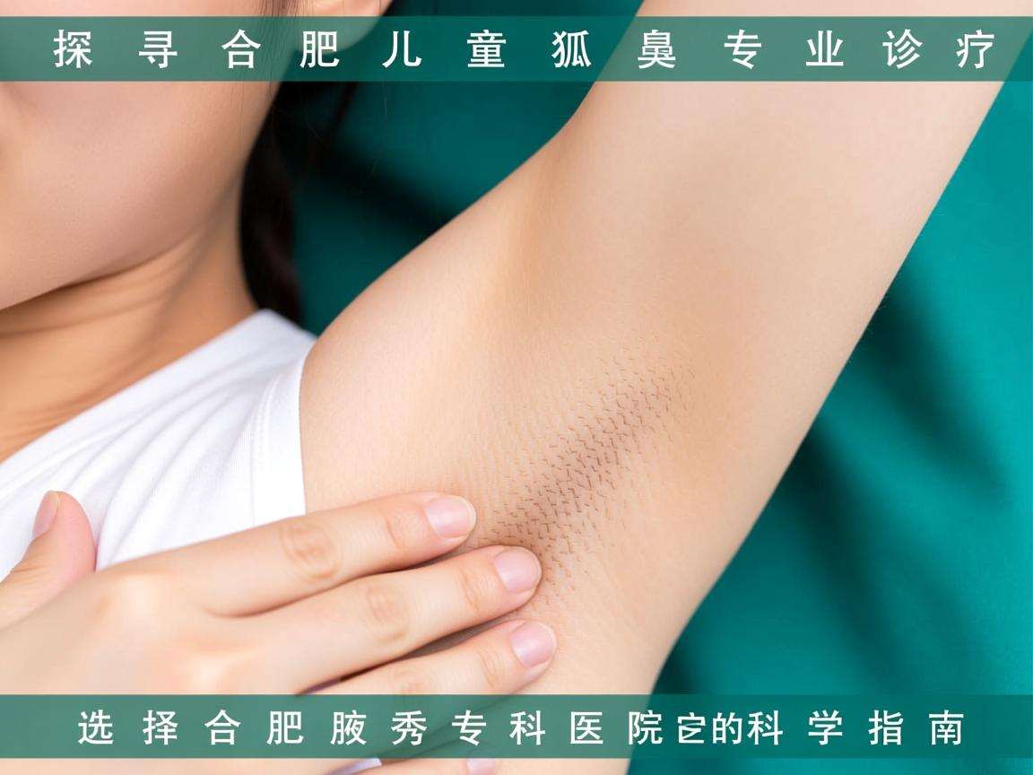 探寻合肥儿童狐臭专业诊疗，选择合肥腋秀专科医院的科学指南