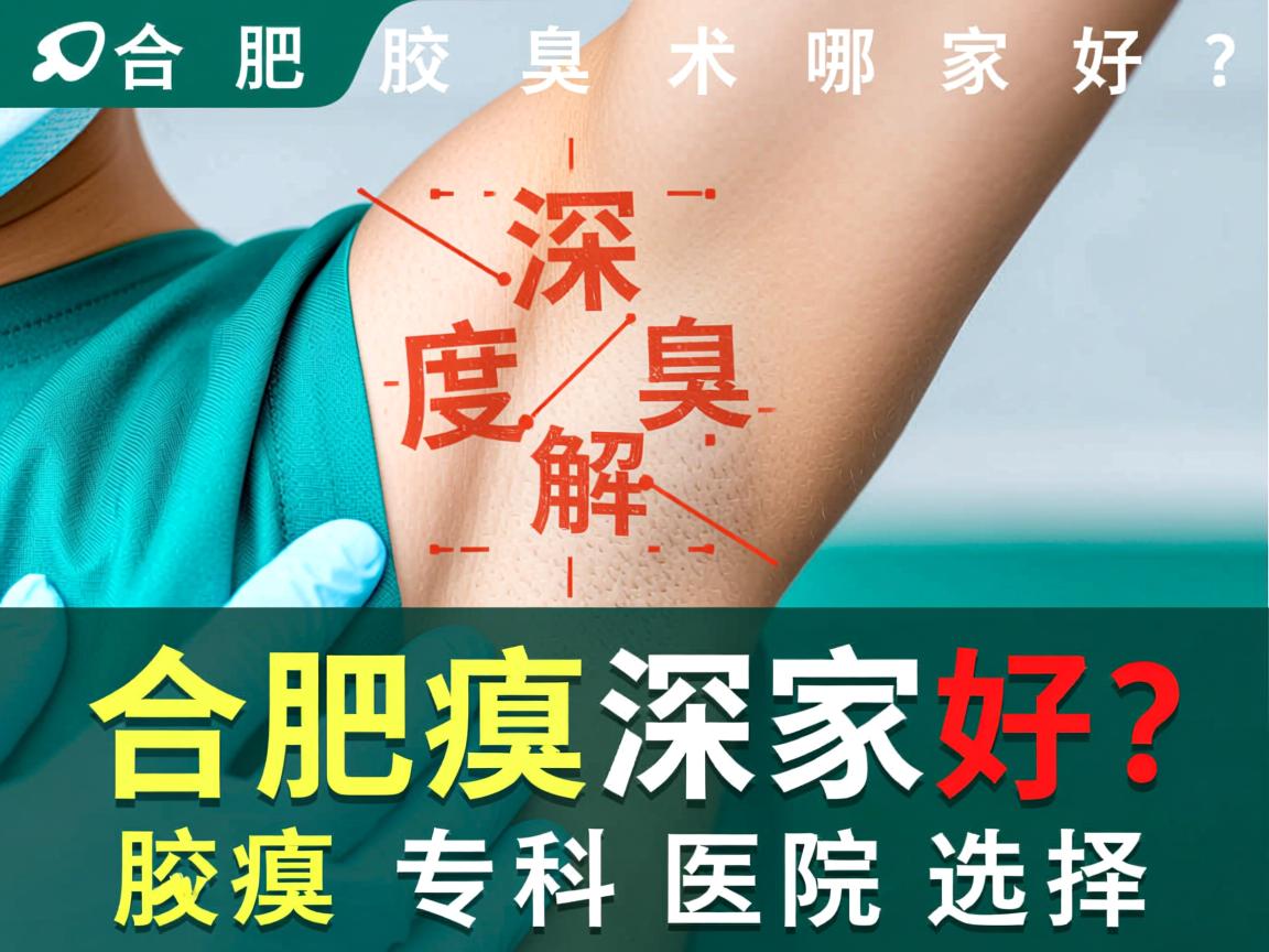 合肥腋臭手术哪家好？深度解析合肥腋臭专科医院选择