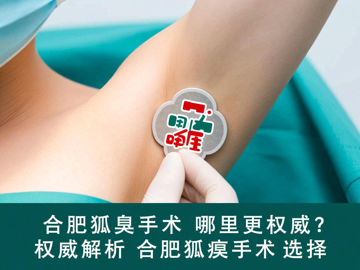 合肥狐臭手术哪里更权威？权威解析合肥狐臭手术选择