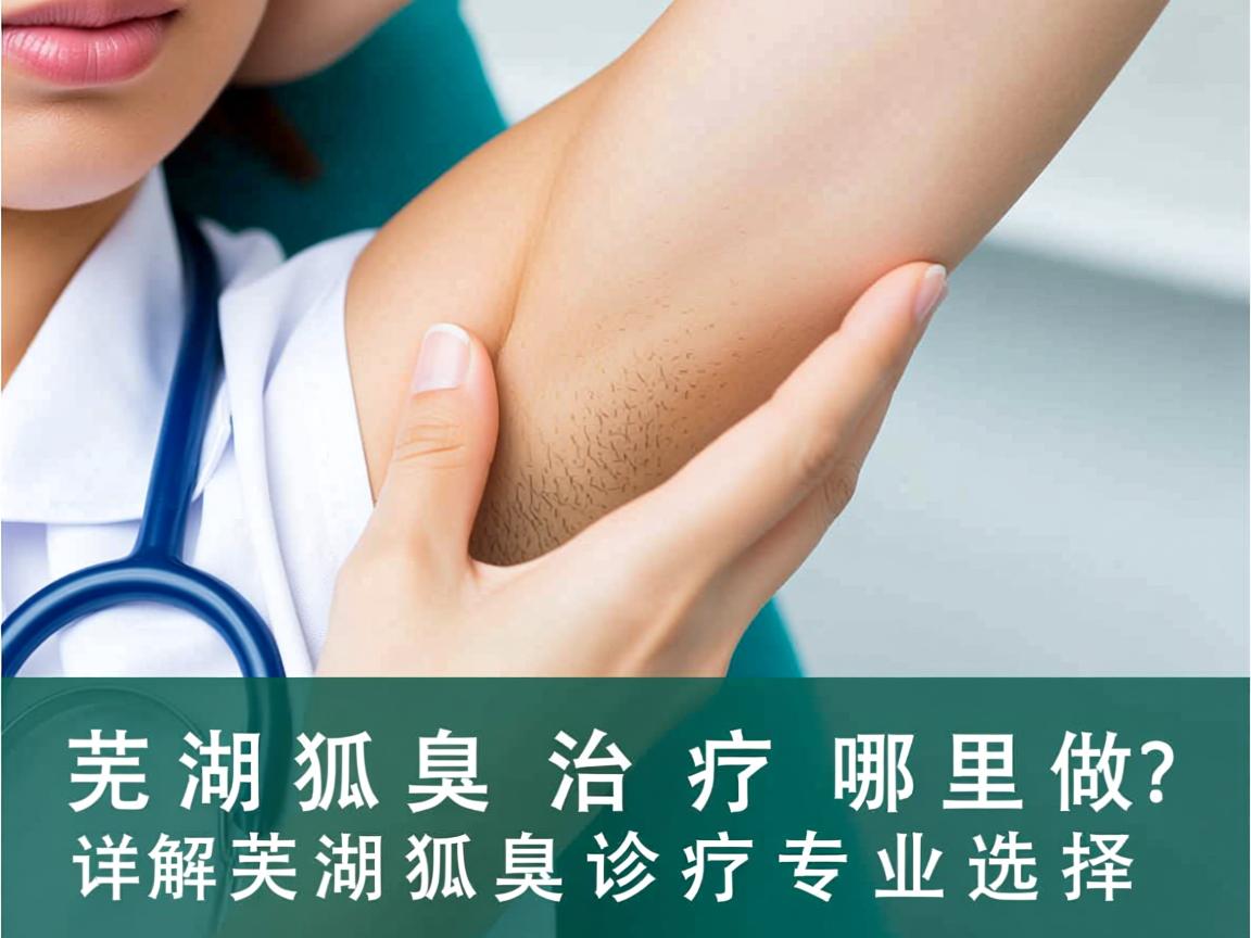 芜湖狐臭治疗哪里做？详解芜湖狐臭诊疗专业选择
