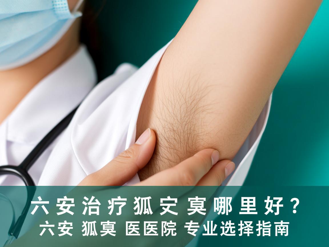六安治疗狐臭哪里好？六安狐臭医院专业选择指南