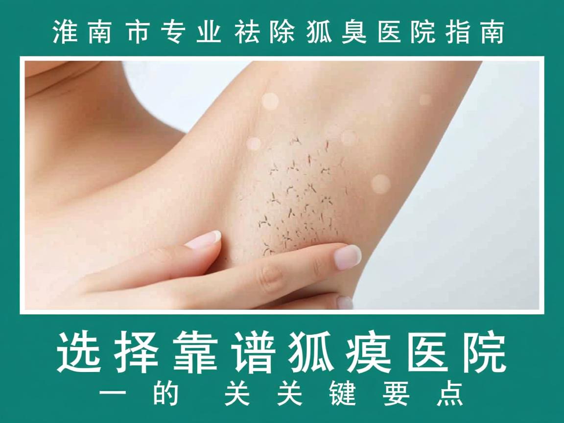 淮南市专业祛除狐臭医院指南，选择靠谱狐臭医院的关键要点
