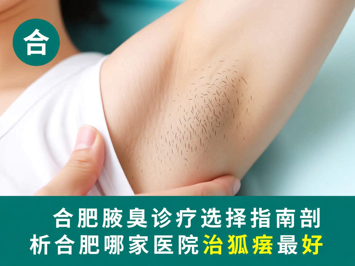 合肥腋臭诊疗选择指南，剖析合肥哪家医院治狐臭最好